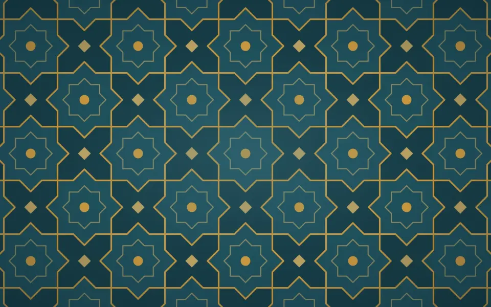 زخرفة هندسية من نجوم ثمانية متكررة